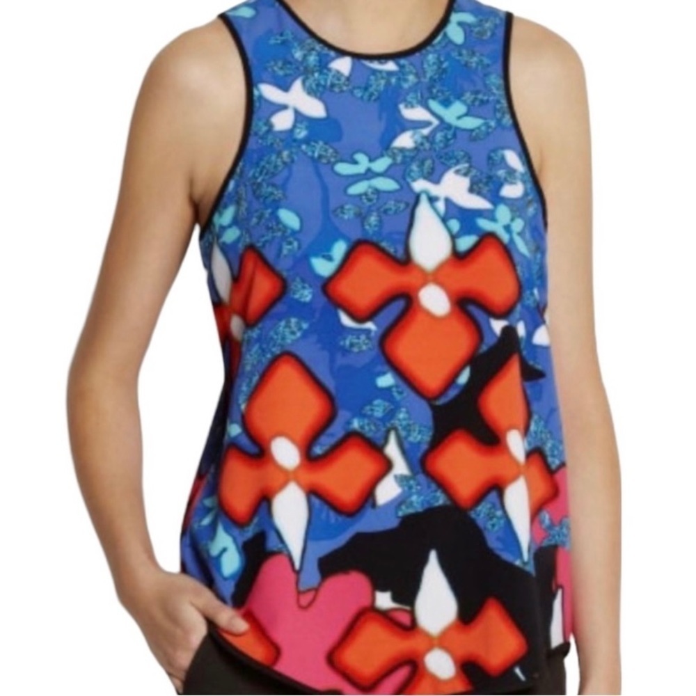 Peter Pilotto for Target Floral Colorful Racerback Tank